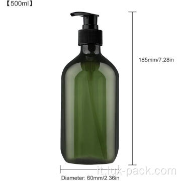 Bottiglie di shampoo ricaricabili per la bottiglia di plastica della vita quotidiana